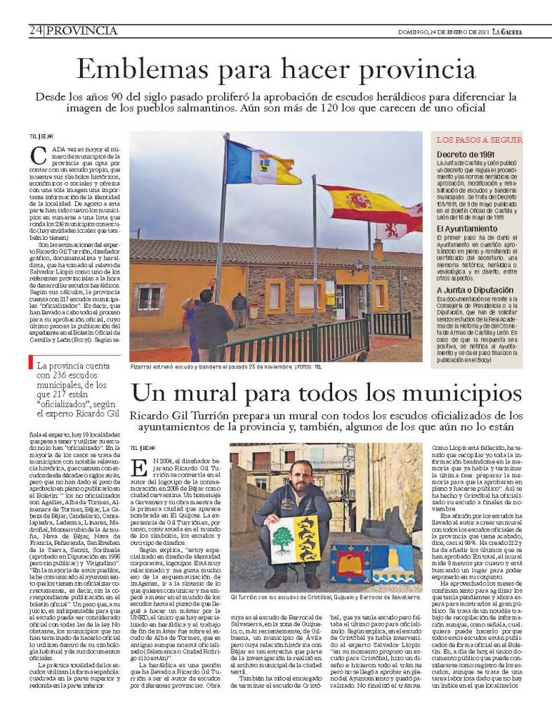 Mención en diario provincial